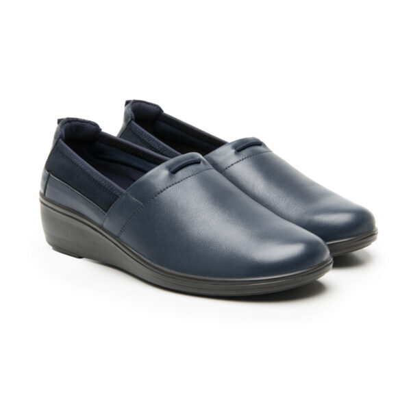 Slip On Flexi para Mujer con Plantilla Comfort Pad Estilo 45606 Azul - Image 2