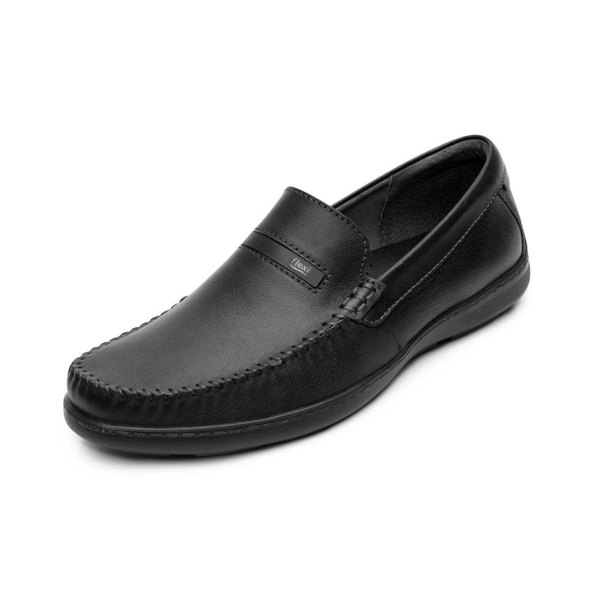 Mocasín Naútico Flexi para Hombre con Suela Extra Ligera Estilo 407402 Negro - Image 3