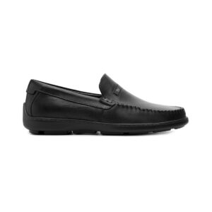 407402-negro-lateral Mocasín Naútico Flexi para Hombre con Suela Extra Ligera Estilo 407402 Negro