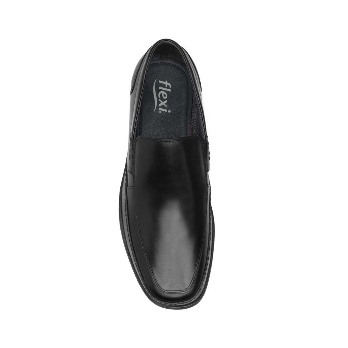 Mocasín Flexi para Hombre con Napa Vegetal Estilo 413701 Negro - Image 2