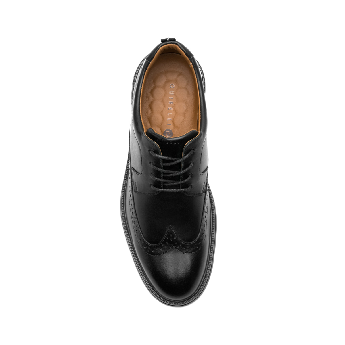 Derby Casual Quirelli para Hombre con Suela Extra Ligera Estilo 703601 Black - Image 2