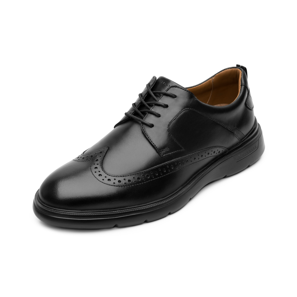 Derby Casual Quirelli para Hombre con Suela Extra Ligera Estilo 703601 Black - Image 4