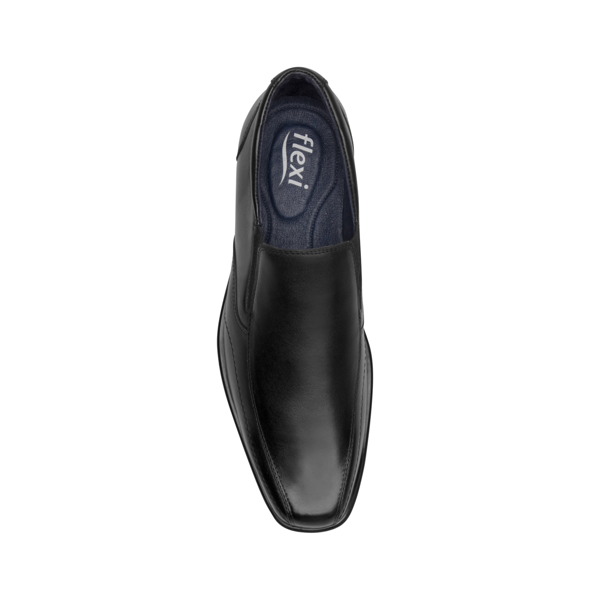 Mocasín Liso Flexi para Hombre Estilo 90717 Negro - Image 2