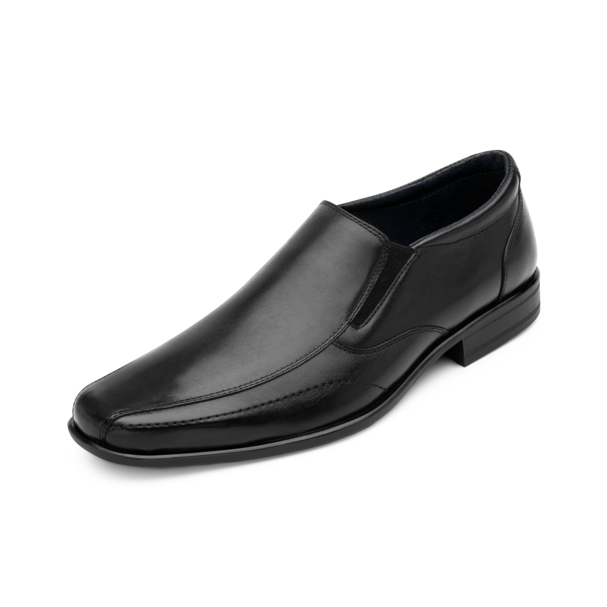 Mocasín Liso Flexi para Hombre Estilo 90717 Negro - Image 3