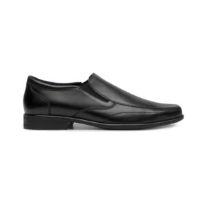 90717-negro-lateral Mocasín Liso Flexi para Hombre Estilo 90717 Negro